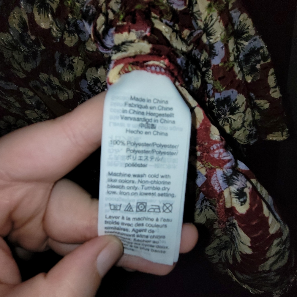 MADEWELL Drawstring Ruffle Hem Top - Picture 6 of 9